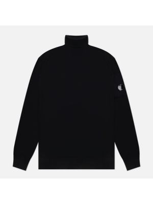 Мужской свитер C.P. Company Extafine Merino Wool Roll Neck, 50 чёрный