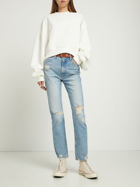 Bavlněné džíny s vysokým pasem Mother