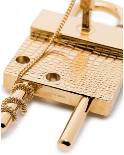 Bolsa de cuero Givenchy dorado