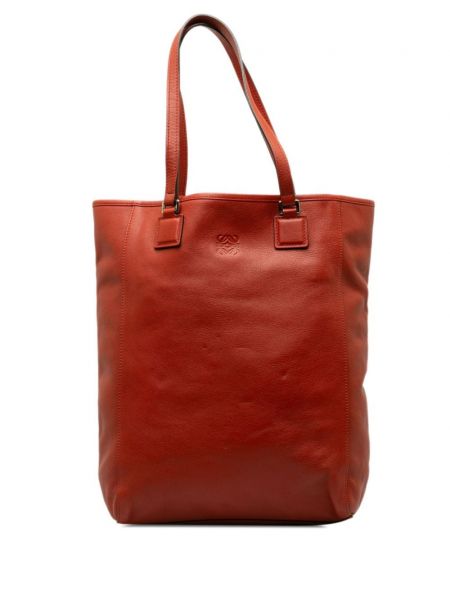 Nákupná taška Loewe Pre-owned červená