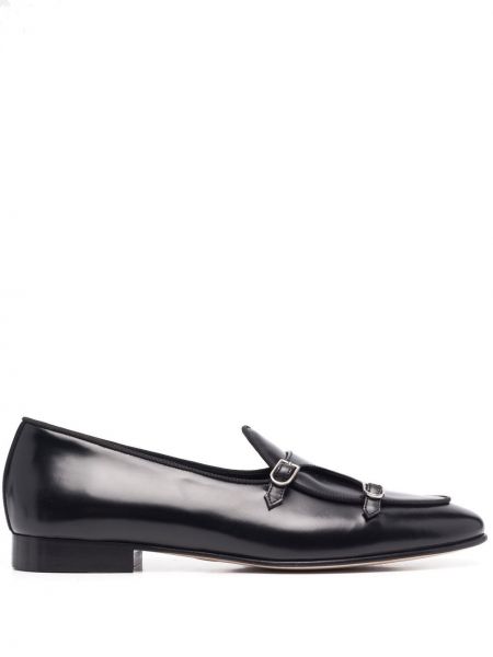 Pantofi loafer cu cataramă Edhen Milano negru