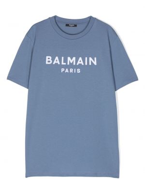 T-shirt for piger Balmain Kids blå