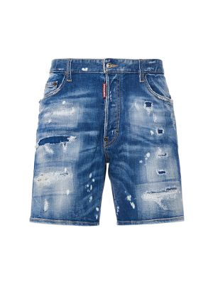 Bomuld shorts Dsquared2 blå