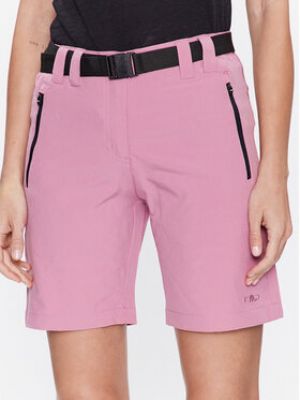 Priliehavé športové šortky Cmp - ružová