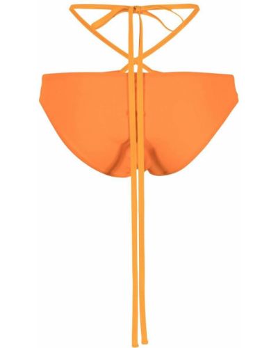 Bikini con lazo Christopher Esber naranja