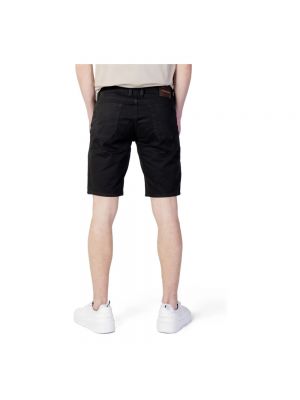 Pantalones cortos con cremallera de algodón Jeckerson negro