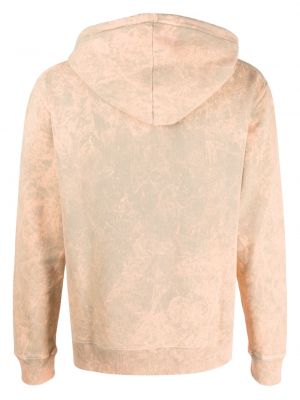 Raštuotas medvilninis džemperis su gobtuvu Etudes smėlinė