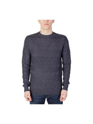 Dzianinowy sweter Only & Sons niebieski