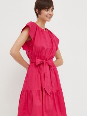 Mini haljina Lauren Ralph Lauren ružičasta