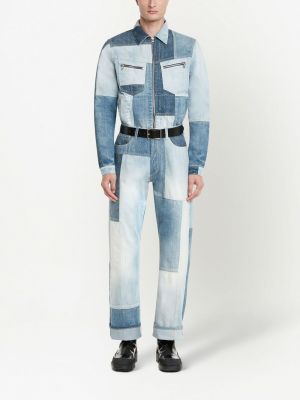 Straight jeans Alexander Mcqueen blau