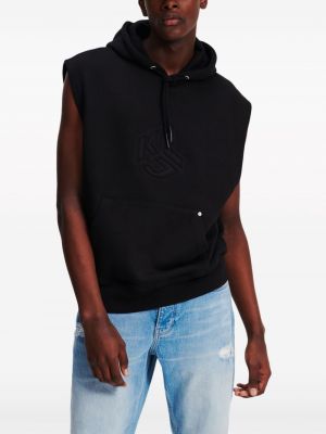Džemperis su gobtuvu be rankovių Karl Lagerfeld Jeans juoda