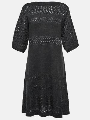 Sukienka midi wełniana z alpaki See By Chloã© czarna