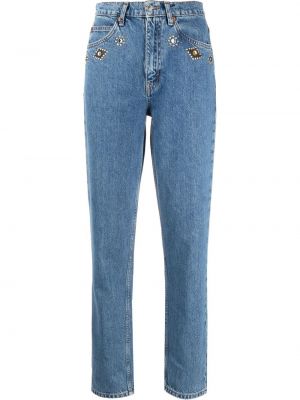 Straight leg-jeans Re/done blå