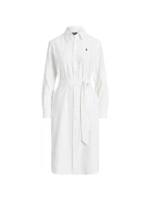 Sukienka bawełniana Ralph Lauren biała