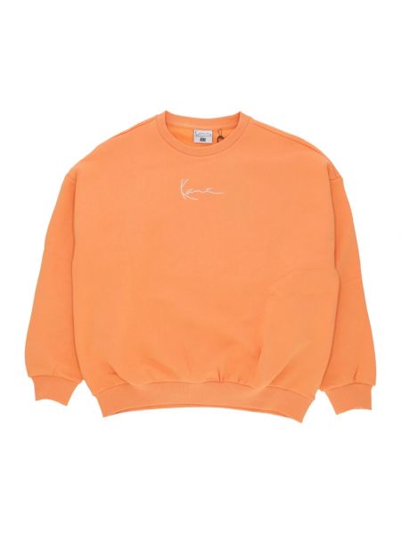 Sweatshirt mit rundhalsausschnitt Karl Kani orange