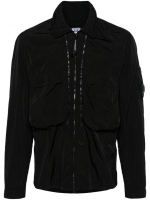 Košeľa s kapucňou C.p. Company čierna