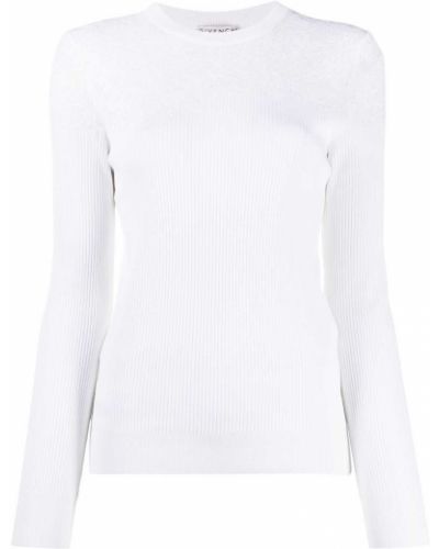 Jersey de tela jersey de encaje Givenchy blanco