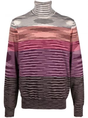 Вълнен пуловер Missoni розово