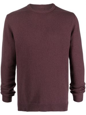 Кашмирен пуловер Rick Owens виолетово