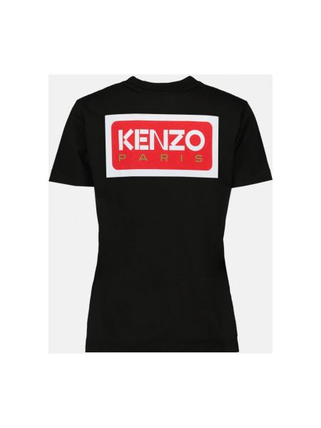 T-shirt mit print mit rundem ausschnitt Kenzo schwarz