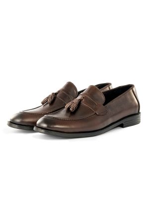 Pantofi loafer din piele Ducavelli maro