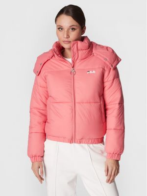 Pernata jakna Fila ružičasta