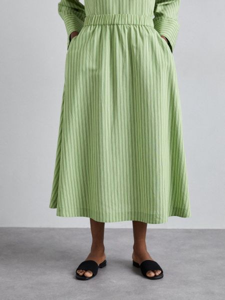 Длинная юбка Rodebjer зеленая
