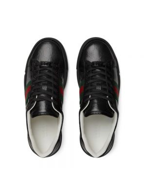 Sneakersy Gucci Ace czarne