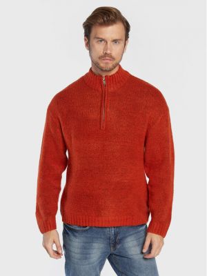 Sweter Casey 212058 Pomarańczowy Regular Fit Redefined Rebel