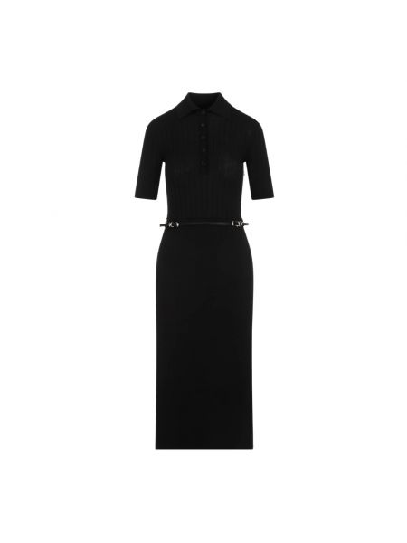 Czarna sukienka długa Givenchy