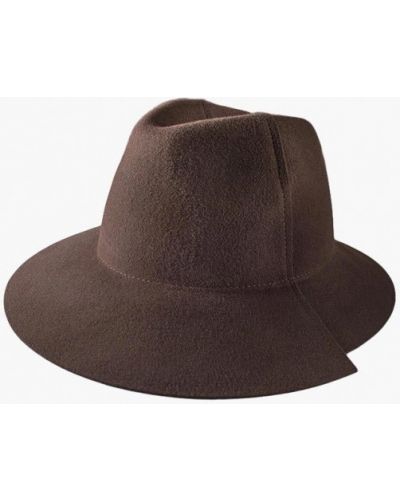 Шляпа с узкими полями Elegant, коричневый