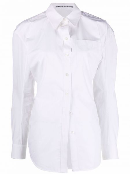 Biała koszula bawełniana Alexander Wang, biały