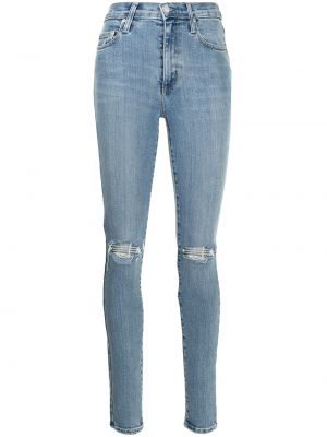 Høy midje stretch jeans Nobody Denim blå