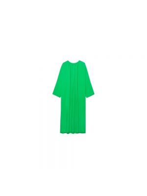 Sukienka midi z długim rękawem elegancki Ami Paris zielony