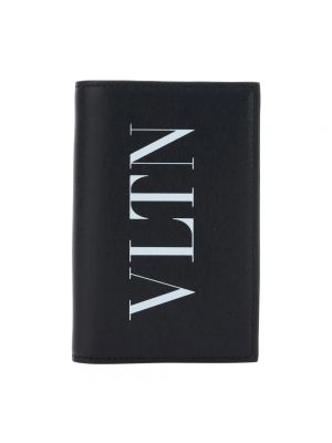 Czarny portfel Valentino Garavani