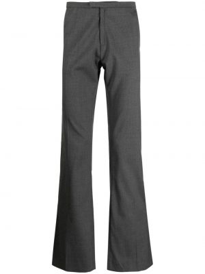 Rovné kalhoty s výšivkou Courrèges šedé