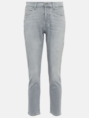 Jeans boyfriend 7 For All Mankind gris
