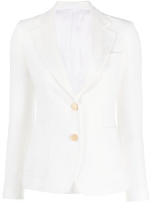 Blazer med passform Tagliatore vit