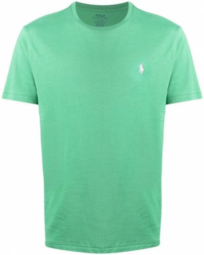 Haftowana polo bawełniana Polo Ralph Lauren zielona