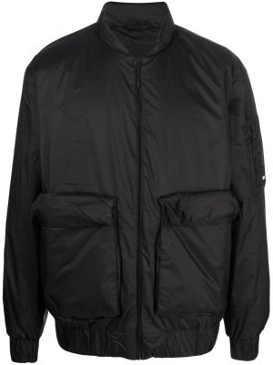 Bomber jakna s džepovima Rains crna