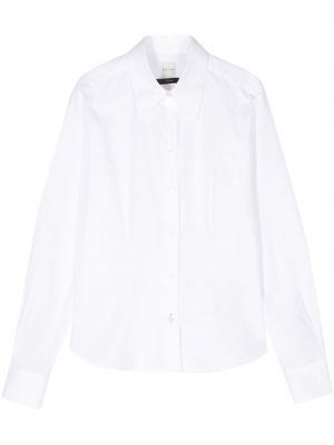 Памучна риза Paul Smith бяло