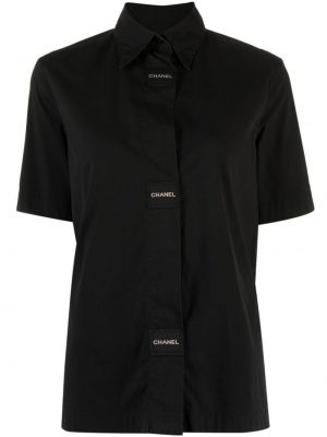 Риза Chanel Pre-owned черно