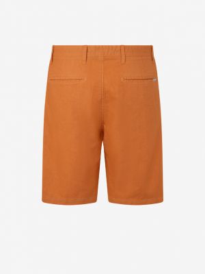 Pantaloni scurți din denim Pepe Jeans portocaliu