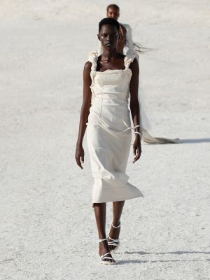 Sukienka midi Jacquemus biała
