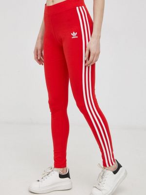 Леггинсы Adidas Originals красные