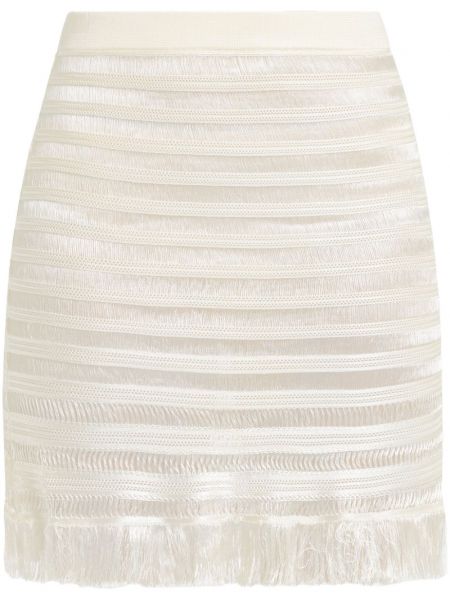 Priehľadná puzdrová sukňa Tom Ford biela