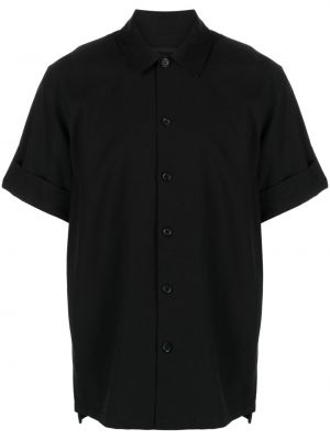 Košile s výšivkou Helmut Lang černá