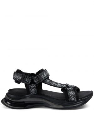Sandales à scratch Gucci noir