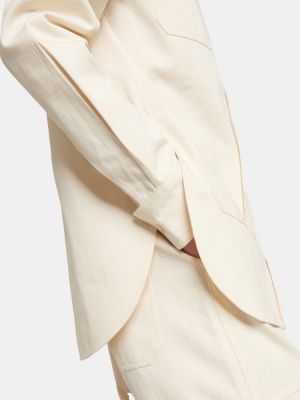 Camicia di cotone Toteme bianco