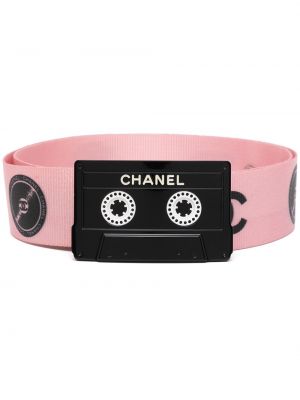 Cinturón Chanel Pre-owned rosa